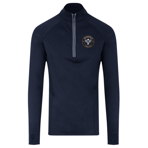 Mens Zip Top Printed Front and Back Thumbnail