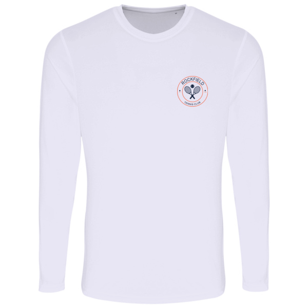 Mens Long Sleeve T-Shirt White Thumbnail