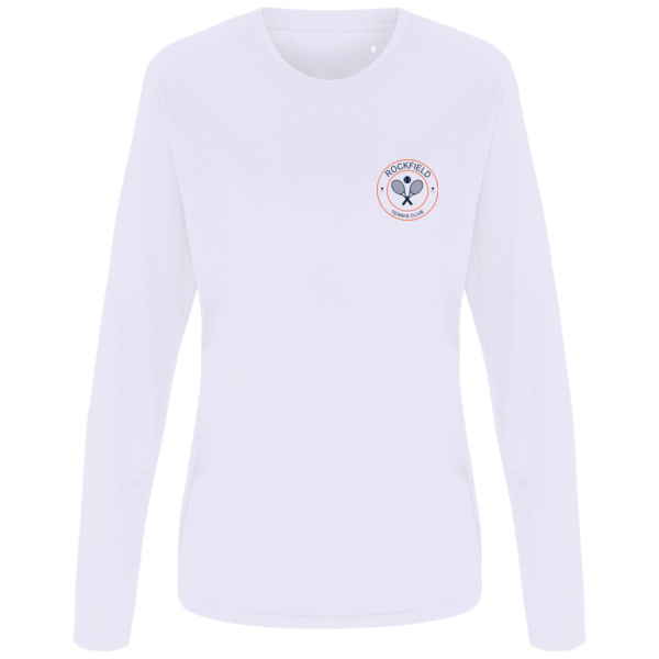 Womens Long Sleeve T-Shirt White Thumbnail